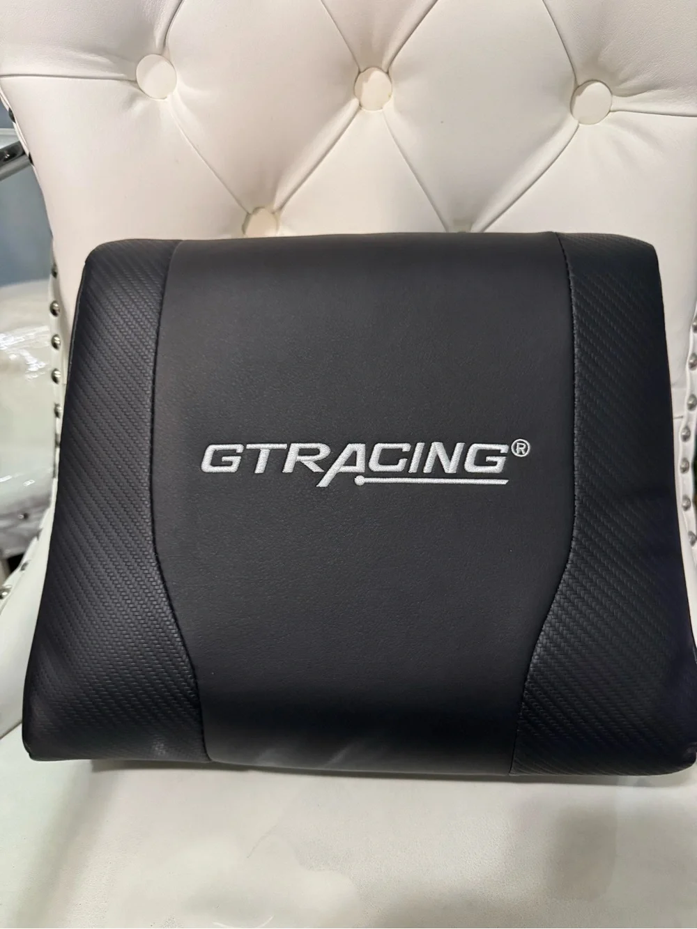 GTRACING Black Ergonomic Lumbar Pillow